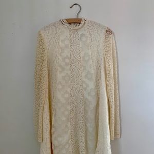 Anthropologie Lace Baby Doll Dress